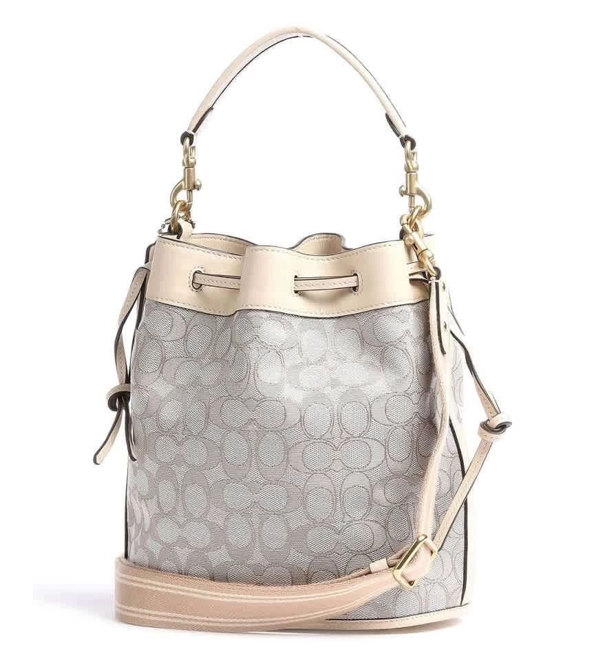 商品Coach|Coach Ladies Signature Jacquard Field Bucket Bag,价格¥1842,第2张图片详细描述