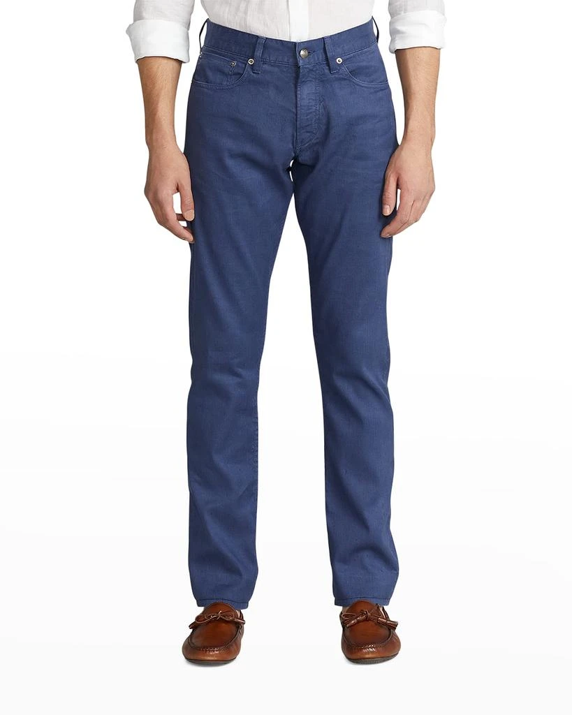 商品Ralph Lauren|Men's Slim Fit Linen-Cotton Stretch Jeans,价格¥2224,第1张图片