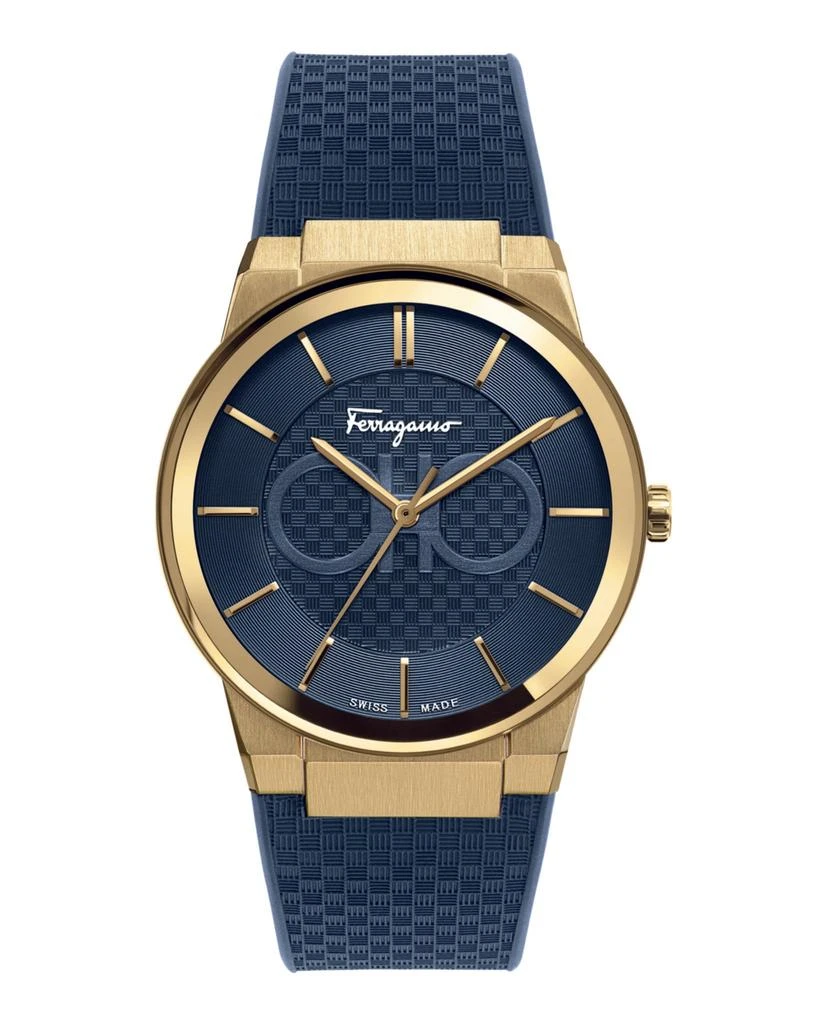 商品Salvatore Ferragamo|Ferragamo Sapphire Silicon Watch,价格¥5025,第1张图片