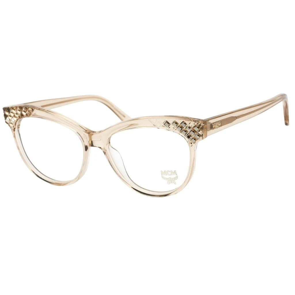 商品MCM|MCM Women's Eyeglasses - Clear Lens Champagne Cat Eye Shape Frame | MCM2643R 237,价格¥432,第1张图片