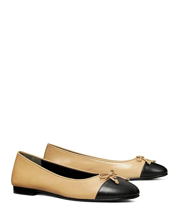 商品Tory Burch|Women's Bow Logo Slip On Ballet Flats,价格¥1292,第1张图片