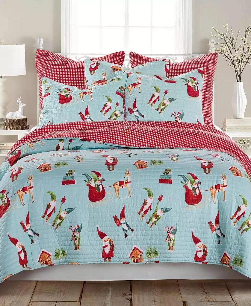 商品Levtex|Gnome for the Holidays Quilted Sham, King,价格¥139,第2张图片详细描述