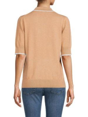 商品Saks Fifth Avenue|Short Sleeve Tipped Polo,价格¥158,第2张图片详细描述