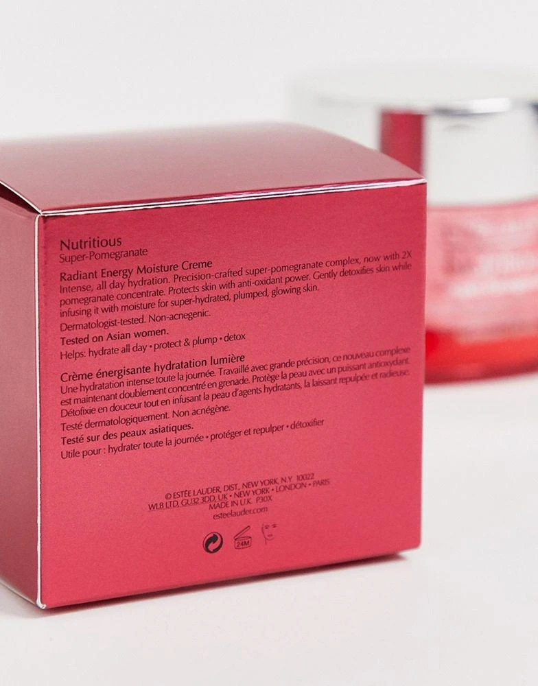商品Estée Lauder|Estee Lauder Nutritious Super-Pomegranate Radiant Energy Moisturiser Crème 50ml,价格¥607,第4张图片详细描述