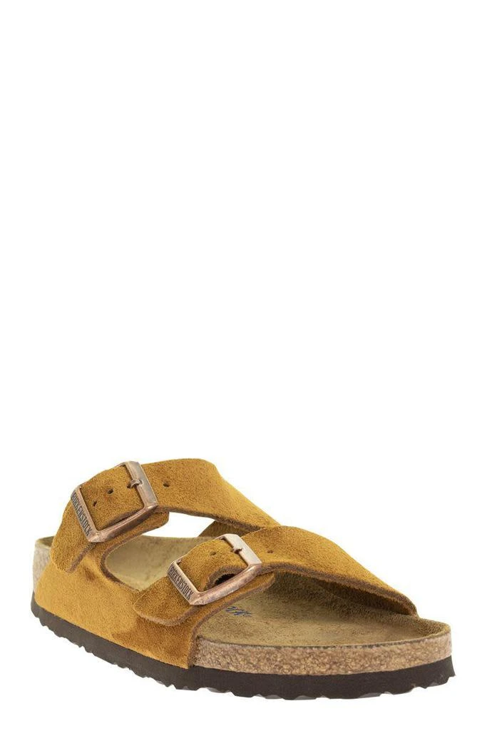 商品Birkenstock|Birkenstock Arizona - Suede Leather Slipper,价格¥1096,第2张图片详细描述