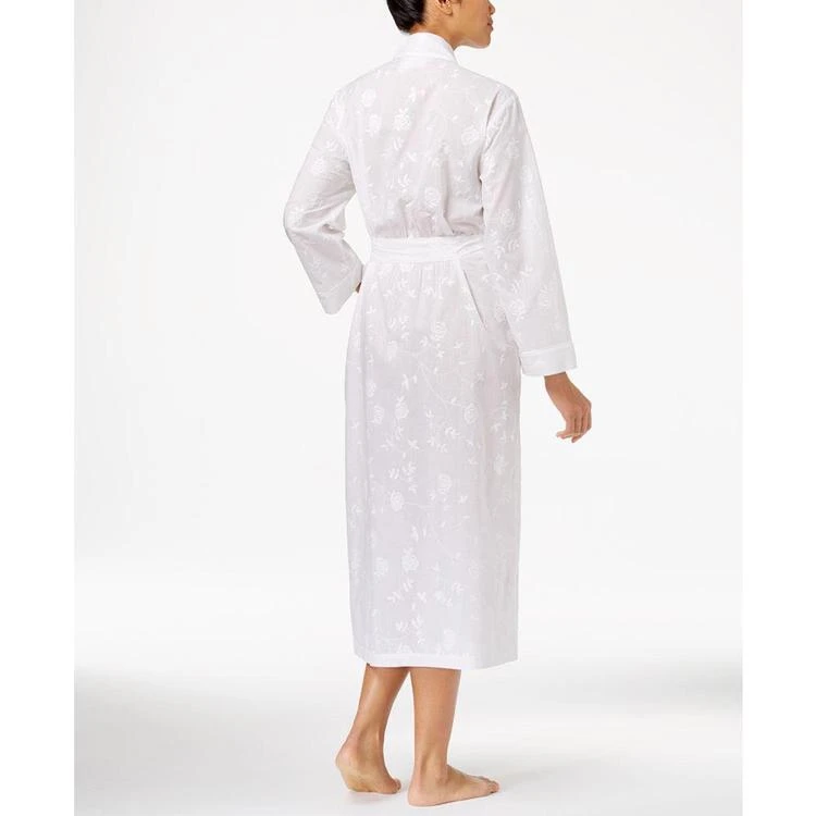 商品Charter Club|Embroidered Long Wrap Robe, Created for Macy's,价格¥167,第2张图片详细描述