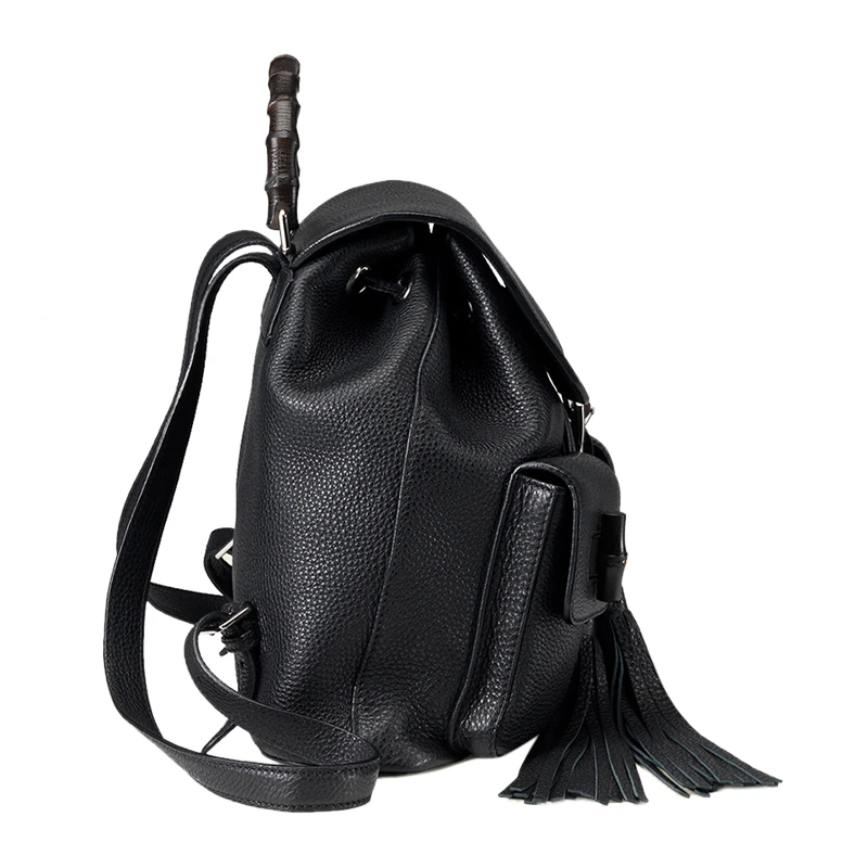 GUCCI 古驰 女士黑色牛皮双肩背包 370833-A7M0N-1000 商品