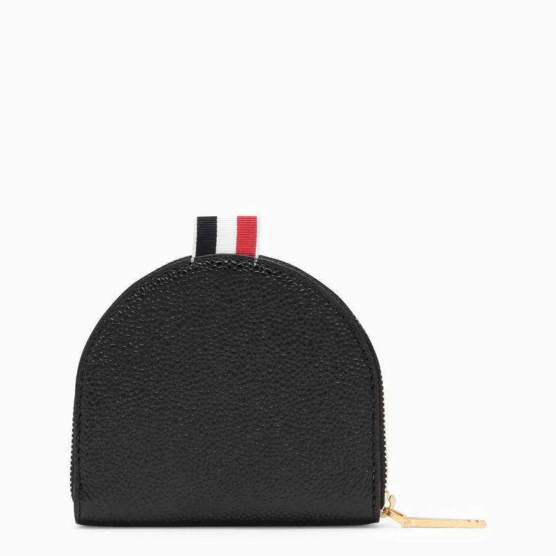 商品Thom Browne|Black leather coin purse,价格¥1065,第2张图片详细描述