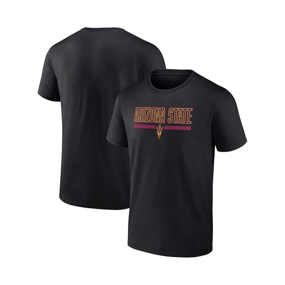 Men's Branded Black Arizona State Sun Devils Classic Inline Team T-shirt商品第1张图片规格展示