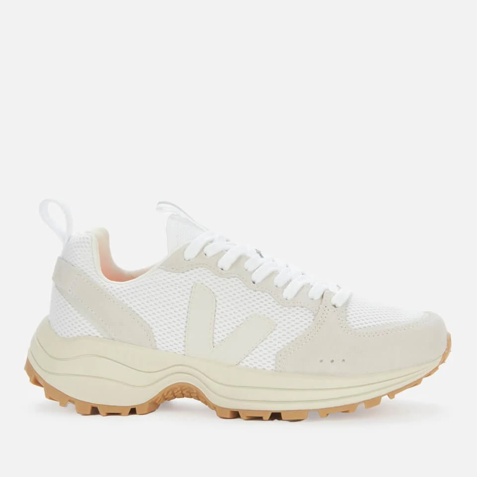 商品Veja|VEJA WOMEN'S VENTURI SUEDE RUNNING STYLE TRAINERS - WHITE/PIERRE NATURAL,价格¥1058,第1张图片