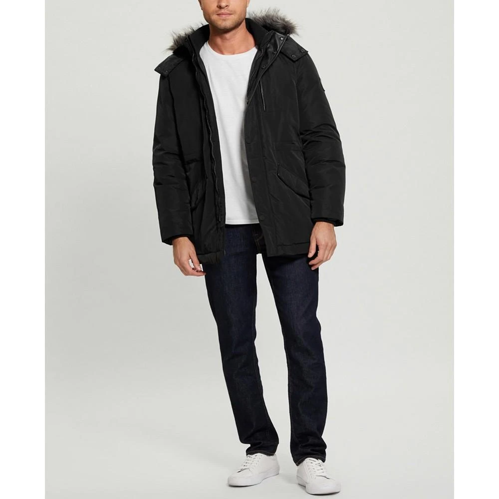 商品GUESS|Men's Real Down Parka Jacket,价格¥2233,第4张图片详细描述