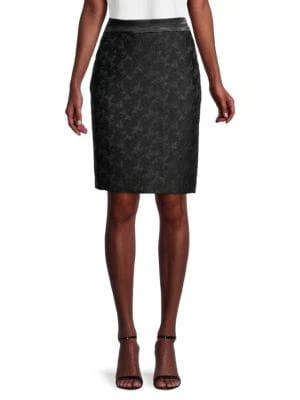 商品Karl Lagerfeld Paris|Jacquard Pencil Skirt,价格¥113,第1张图片