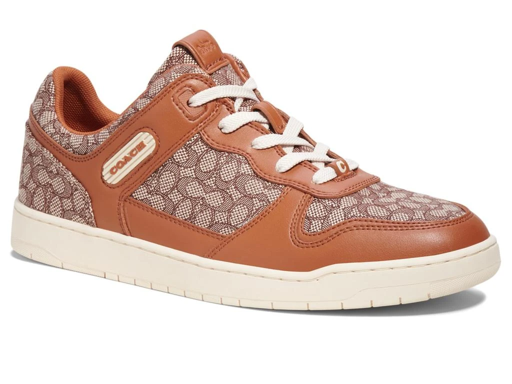 商品Coach|C201 Micro Signature Sneaker,价格¥1187,第1张图片