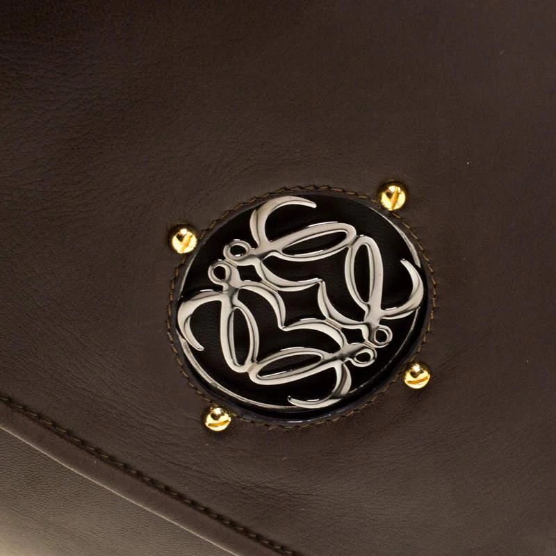 商品[二手商品] Loewe|Loewe Brown Leather Shoulder Bag,价格¥6769,第5张图片详细描述