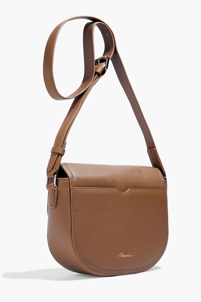 Pashli pebbled-leather shoulder bag商品第3张图片规格展示