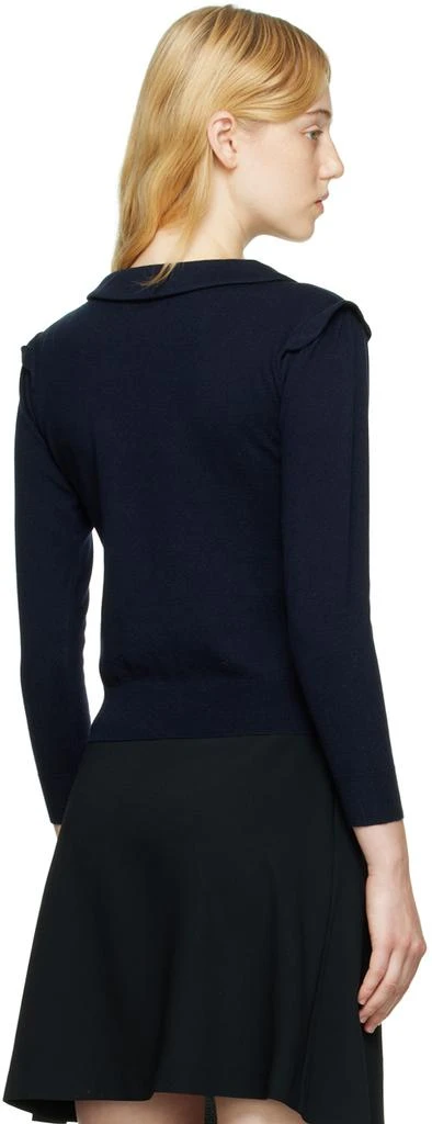 商品See by Chloé|Navy Ruffle Sweater,价格¥2196,第3张图片详细描述