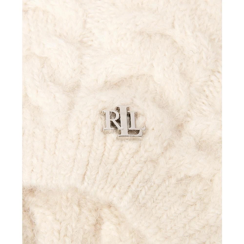 商品Ralph Lauren|Women's Fluffy Cable-Knit Beret,价格¥440,第2张图片详细描述