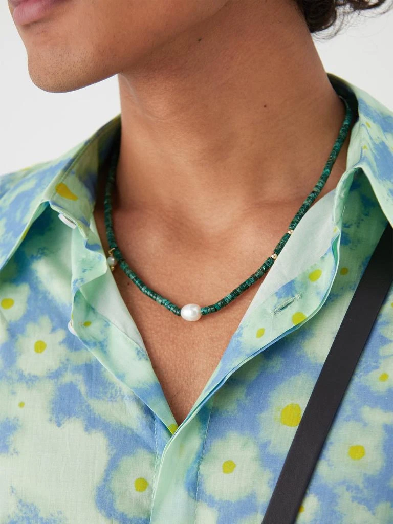 商品Eliou|Corinth jade & baroque-pearl necklace,价格¥659,第2张图片详细描述