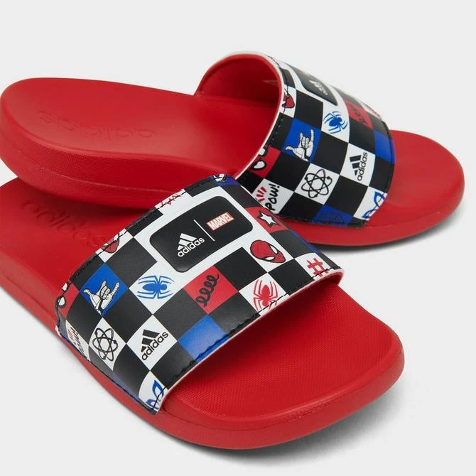 商品Adidas|Little Kids' adidas x Marvel adilette Comfort Spider-Man Slide Sandals,价格¥260,第3张图片详细描述