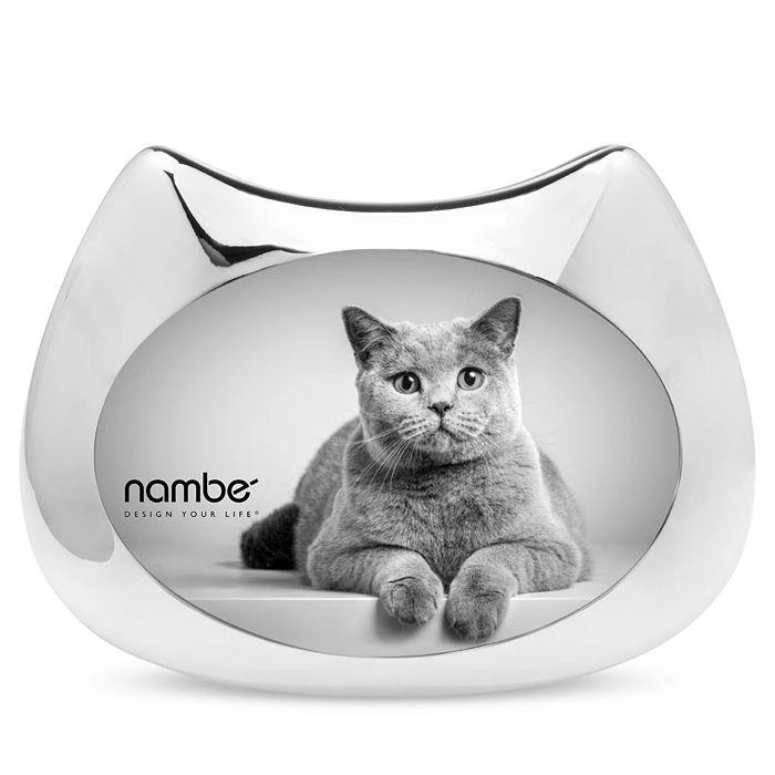 商品Nambé|Cat Picture Frame, 3" x 5",价格¥484,第1张图片详细描述