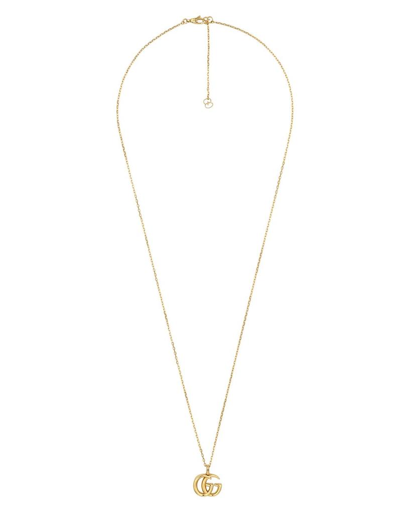 18K Yellow Gold Running G Pendant Necklace, 25.5"商品第1张图片规格展示