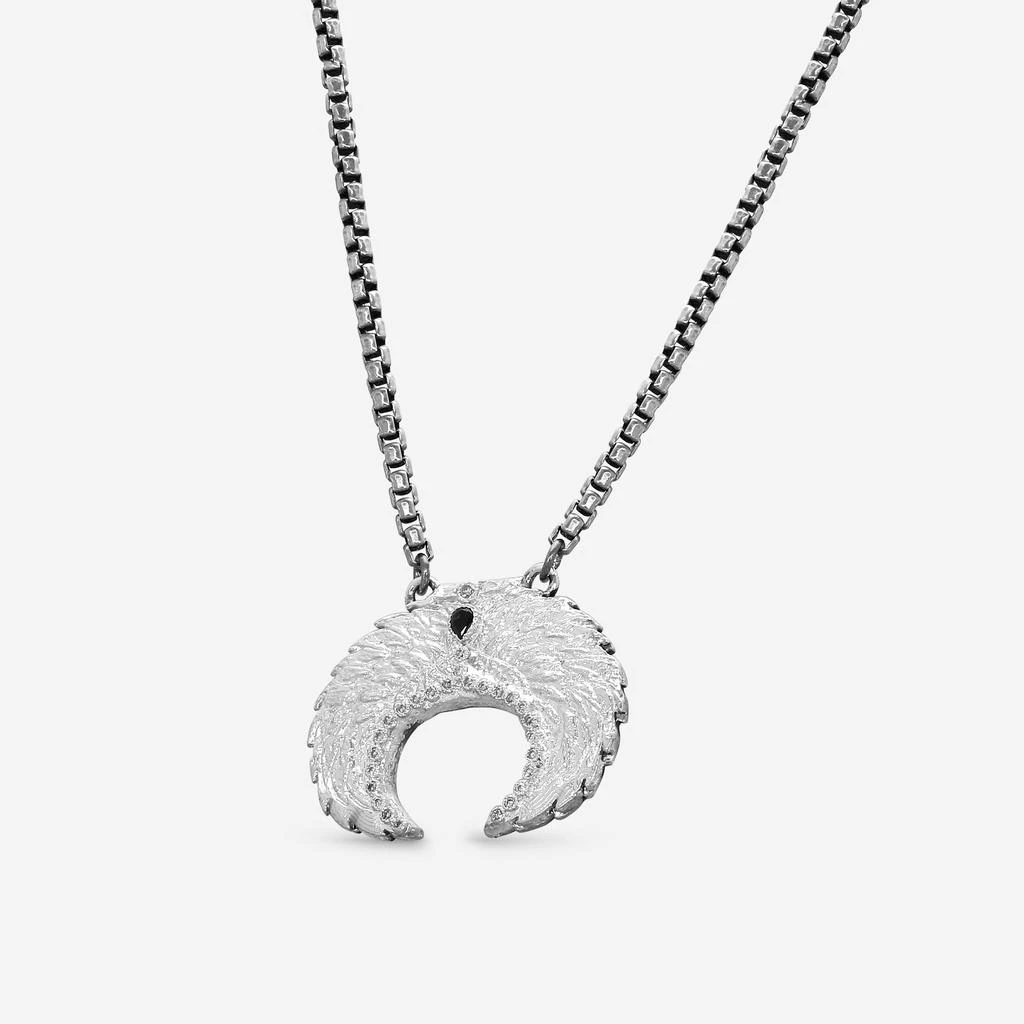 商品Armenta|Armenta Romero Blackened Sterling Silver Champagne Diamond & Black Sapphire Pendant Necklace 21384,价格¥3828,第2张图片详细描述