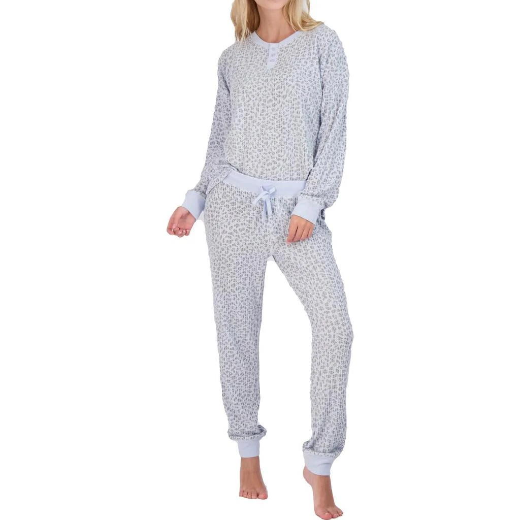 商品P.J. Salvage|PJ Salvage Ski Jammie Women's 2 Piece Thermal Knit Printed Pajama Sleepwear Set,价格¥251,第1张图片