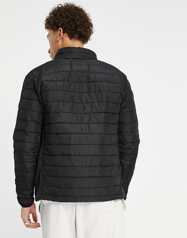 商品Jack & Jones|Jack & Jones Essentials lightweight puffer jacket in black,价格¥227,第5张图片详细描述