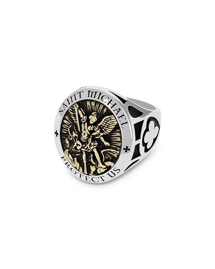 商品King Baby|Two Tone Saint Michael Ring,价格¥4500,第1张图片详细描述