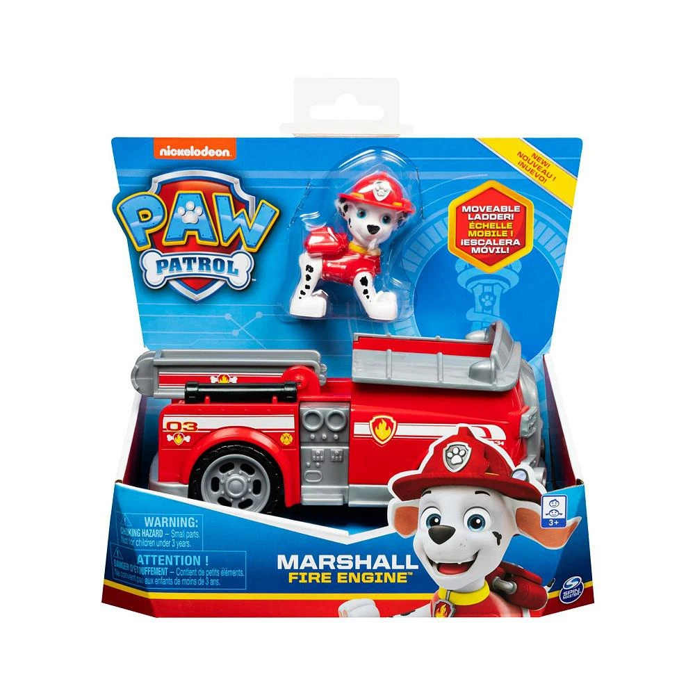 商品Paw Patrol|Marshall’s Fire Engine Vehicle with Collectible Figure,价格¥75,第4张图片详细描述