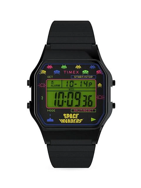 商品Timex|Timex x Space Invaders T80 Stainless Steel Watch,价格¥500,第1张图片