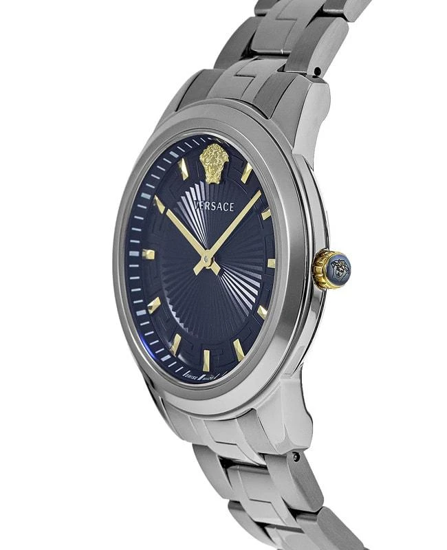 商品Versace|范思哲 Greaca 黑色表盘女士石英手表 VEPX01121,价格¥1824,第3张图片详细描述