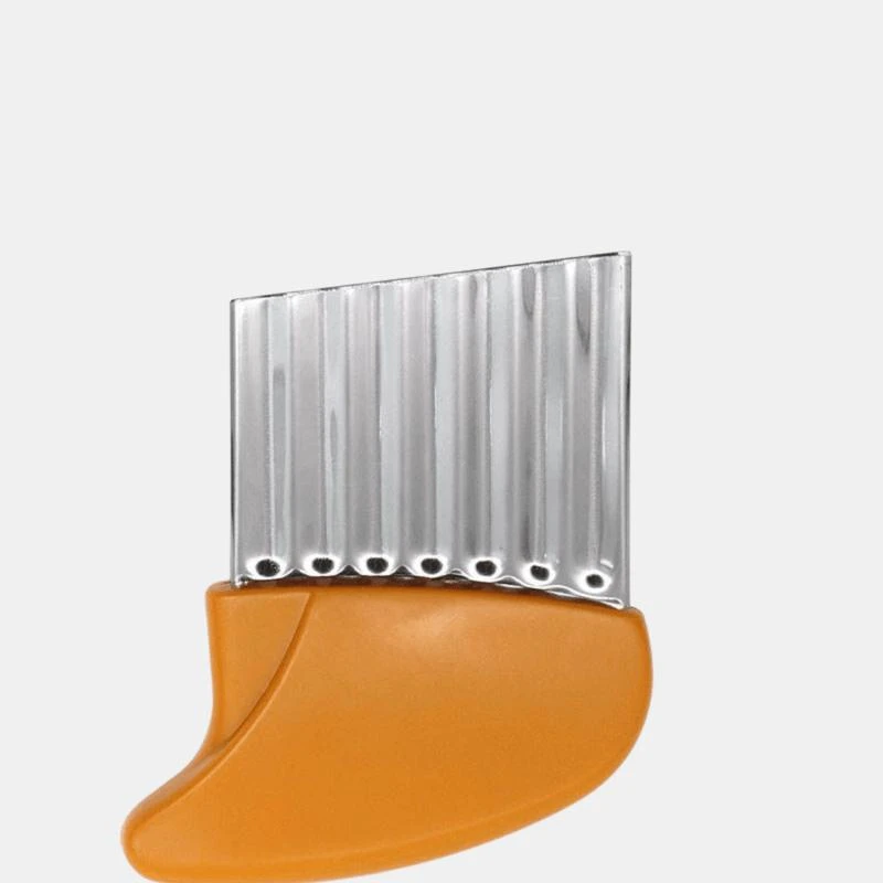 商品Vigor|Crinkle Cutter for Any Vegetable Potato Chip Cutter Stainless Steel Slicer French Fries Cutter Bulk 3 Sets 3 PACK,价格¥202,第2张图片详细描述