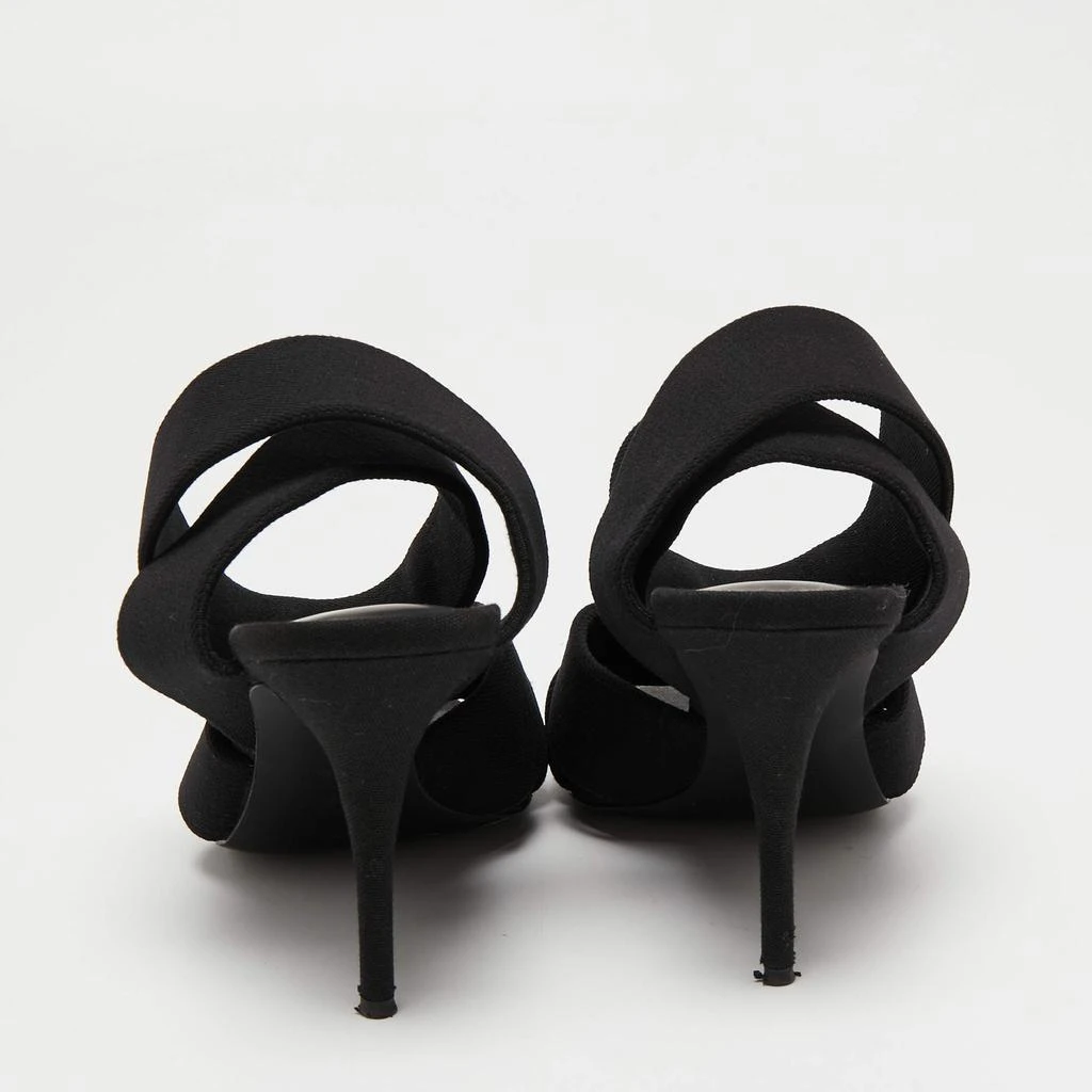 商品[二手商品] Alexander Wang|Alexander Wang Black Canvas Ankle Wrap Sandals Size 36,价格¥1018,第5张图片详细描述