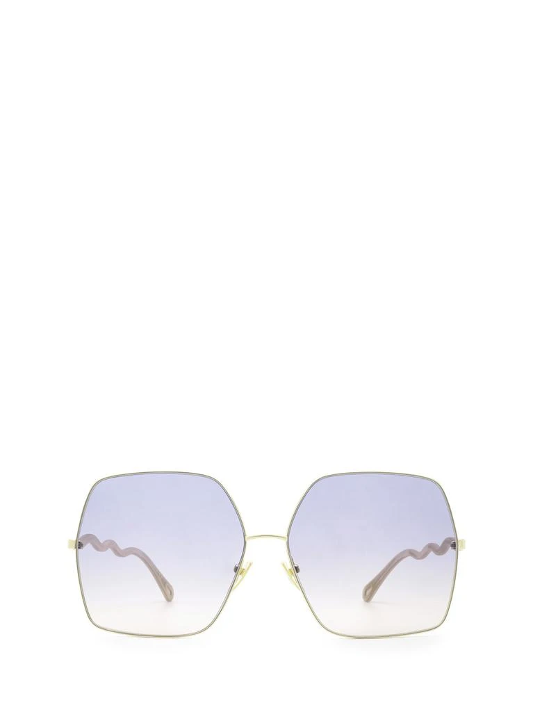 商品Chloé|Chloé CH0054S gold female sunglasses,价格¥1890,第1张图片