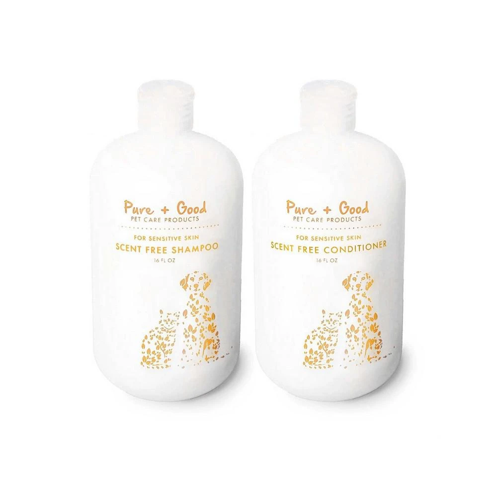 商品Pure + Good|Pet Scent Free Shampoo & Conditioner Set,价格¥209,第1张图片