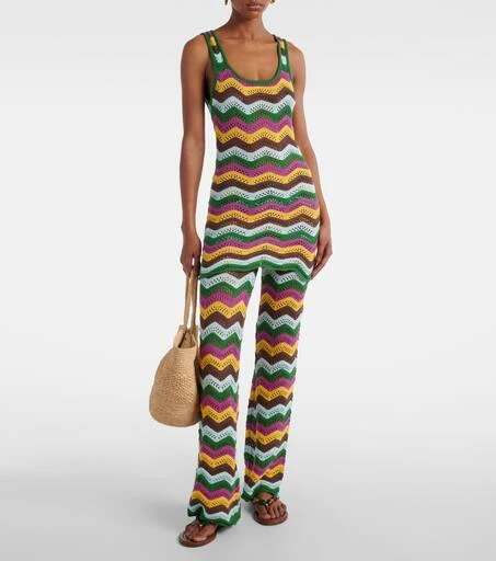 商品Bananhot|Lindsay striped crochet minidress,价格¥3007,第2张图片详细描述