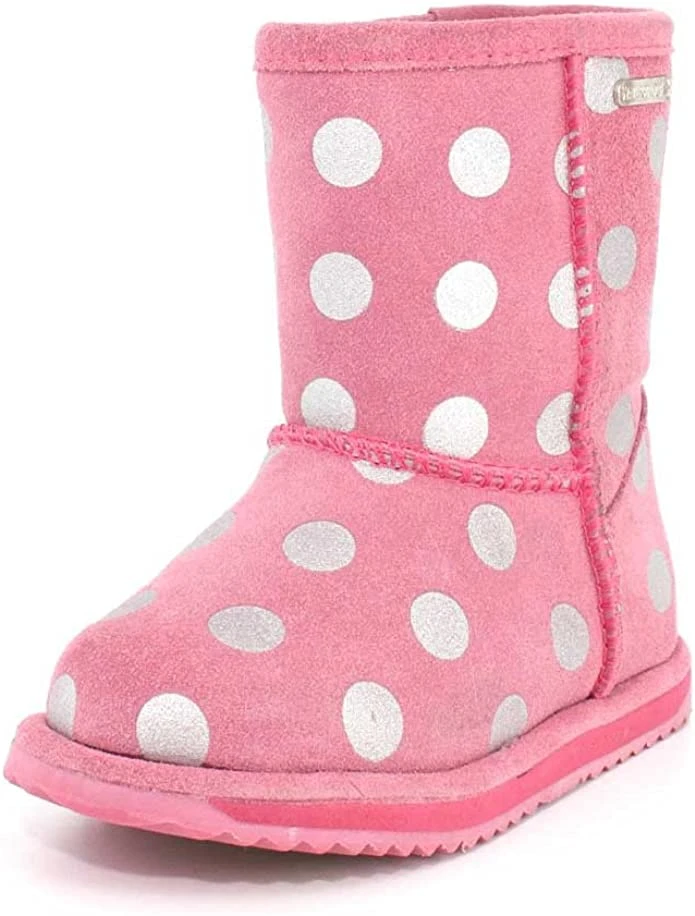 商品EMU Australia|Girls Spotty Brumby Bubblegum Boot,价格¥744,第1张图片