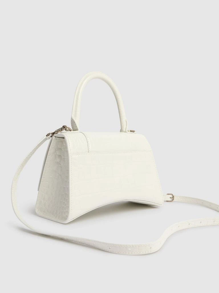 商品Balenciaga|Small Hourglass Embossed Leather Bag,价格¥23199,第5张图片详细描述