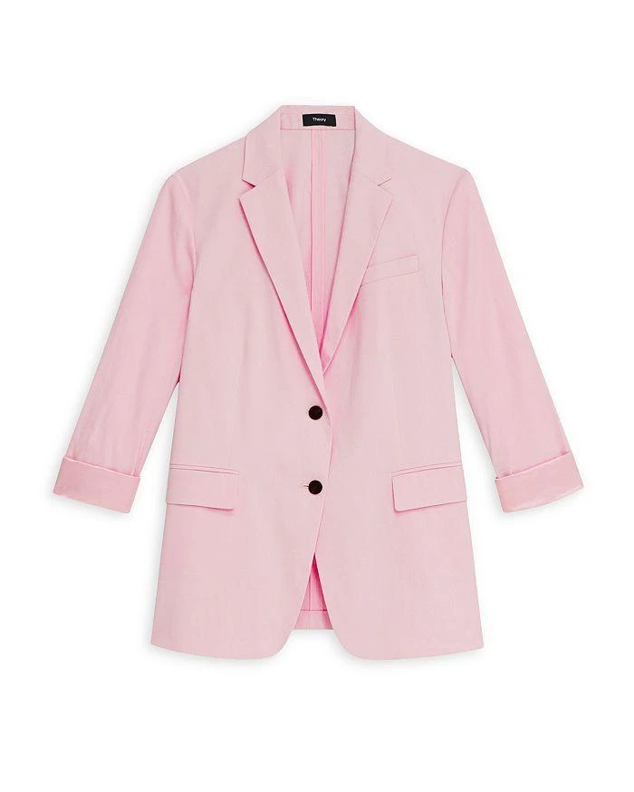 商品Theory|Three Quarter Sleeve Linen Blend Blazer,价格¥1063,第4张图片详细描述
