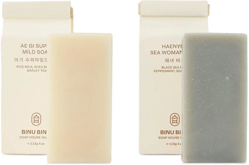 商品Binu Binu|Ae Gi Super Mild & Haenyeo Sea Woman Soap Set,价格¥355,第3张图片详细描述