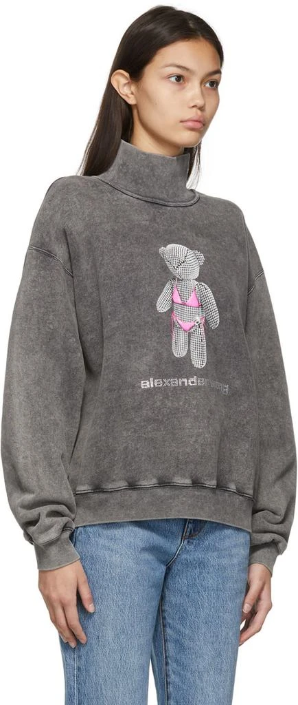 商品Alexander Wang|Grey Teddy Bear Print Sweatshirt,价格¥2406,第2张图片详细描述