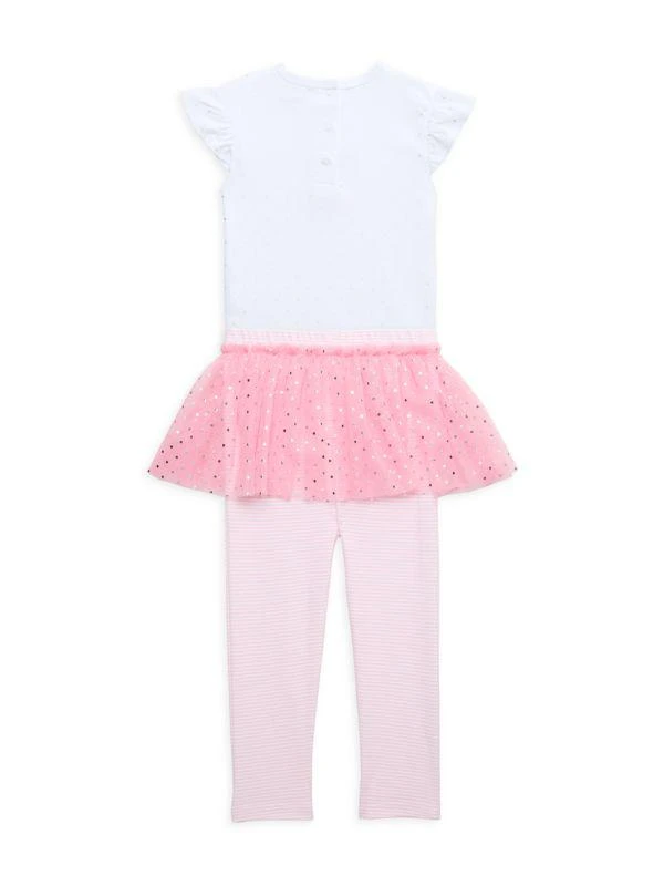 商品Little Me|Baby Girl's 3-Piece So Sweet Bodysuit, Skegging & Headband Set,价格¥71,第2张图片详细描述