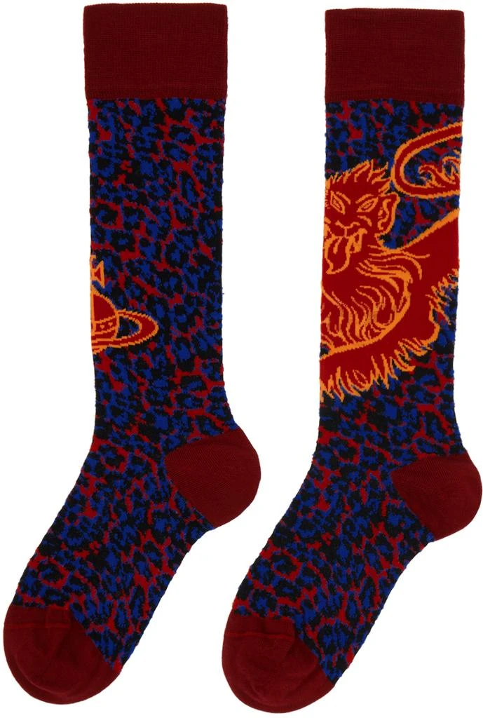 商品Vivienne Westwood|Multicolor Leopard Socks,价格¥395,第2张图片详细描述