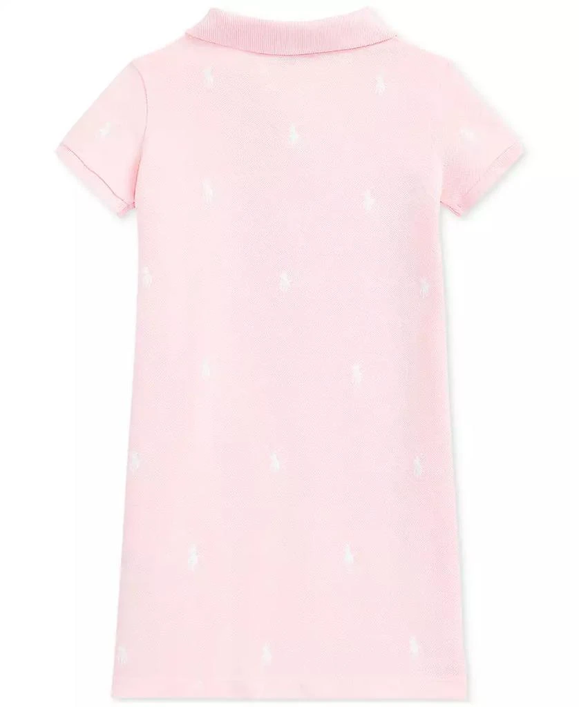 商品Ralph Lauren|Toddler & Little Girls Polo Pony Cotton Mesh Polo Dress,价格¥292,第2张图片详细描述