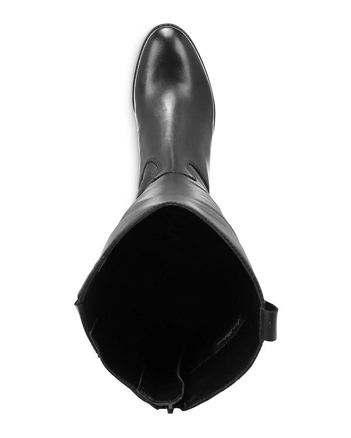 商品Sam Edelman|Women's Wide Calf Penny Round Toe Leather Low-Heel Riding Boots,价格¥1499,第3张图片详细描述