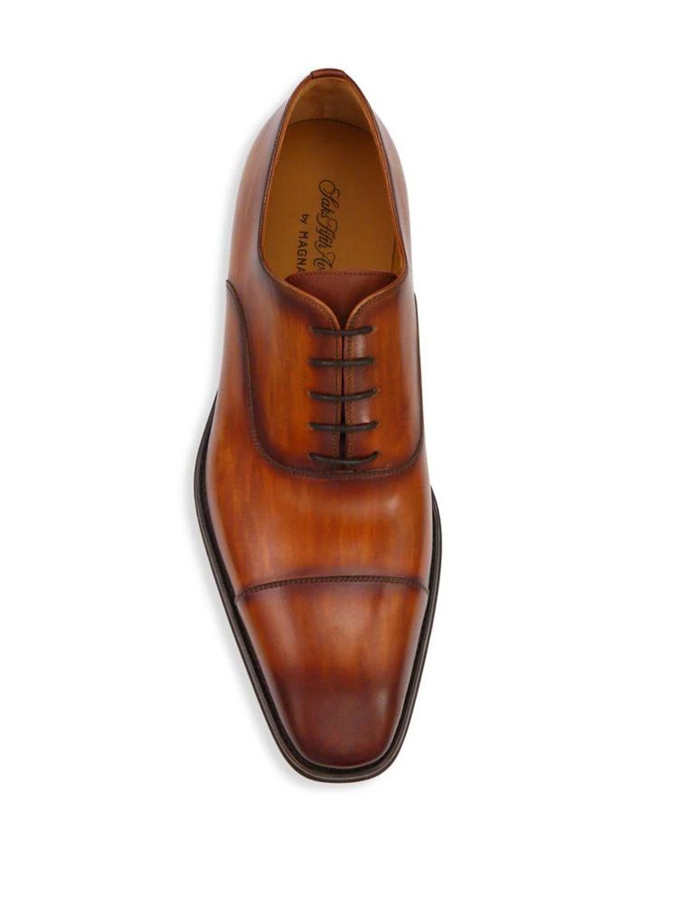 商品Saks Fifth Avenue|COLLECTION BY MAGNANNI Cap Toe Calf Leather Oxfords,价格¥3560,第4张图片详细描述