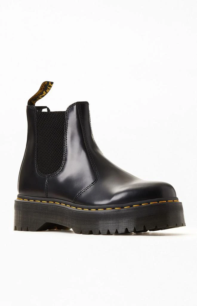 商品Dr. Martens|Women's 2976 Polished Smooth Platform Chelsea Boots,价格¥1089,第1张图片