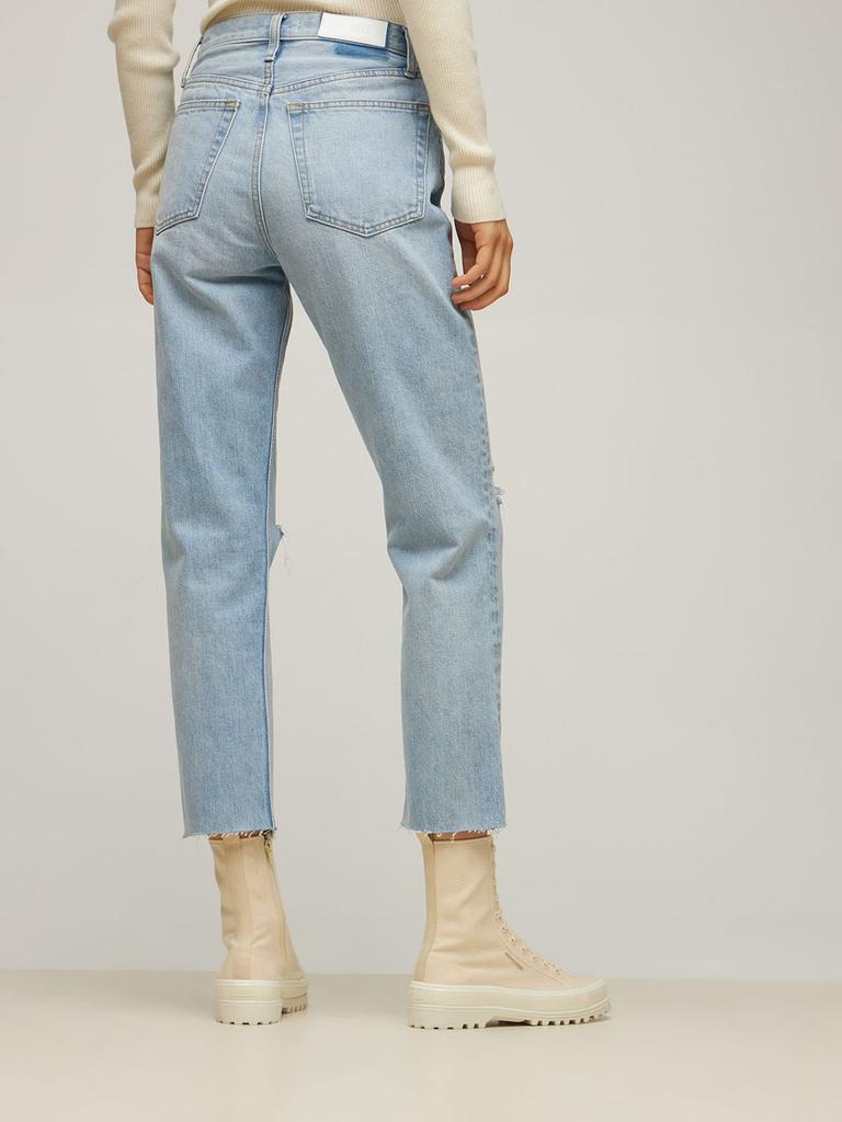商品Re/Done|70s Stove Pipe Denim Jeans W/ Rips,价格¥3198,第4张图片详细描述