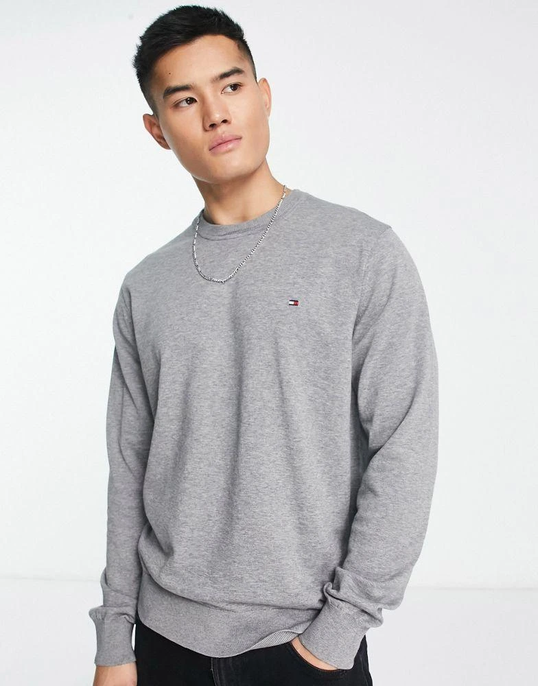 商品Tommy Hilfiger|Tommy Hilfiger 1985 jumper in grey,价格¥952,第1张图片